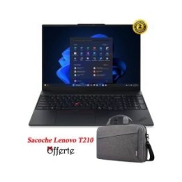 PC Portable Lenovo ThinkPad E16 Gen 3 Ultra 5 225U 8Go 512Go SSD - Noir