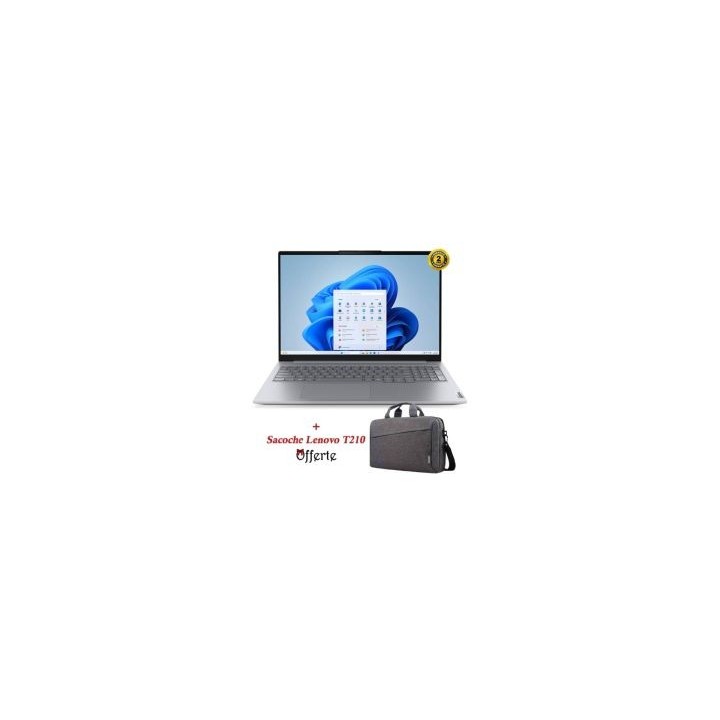 PC Portable Lenovo ThinkBook 16 G8 IAL Ultra 5 225U 24Go 512Go SSD - Gris